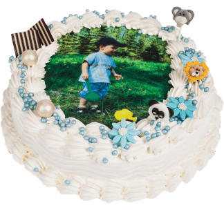 Torty z obrazkami - z ozdobami