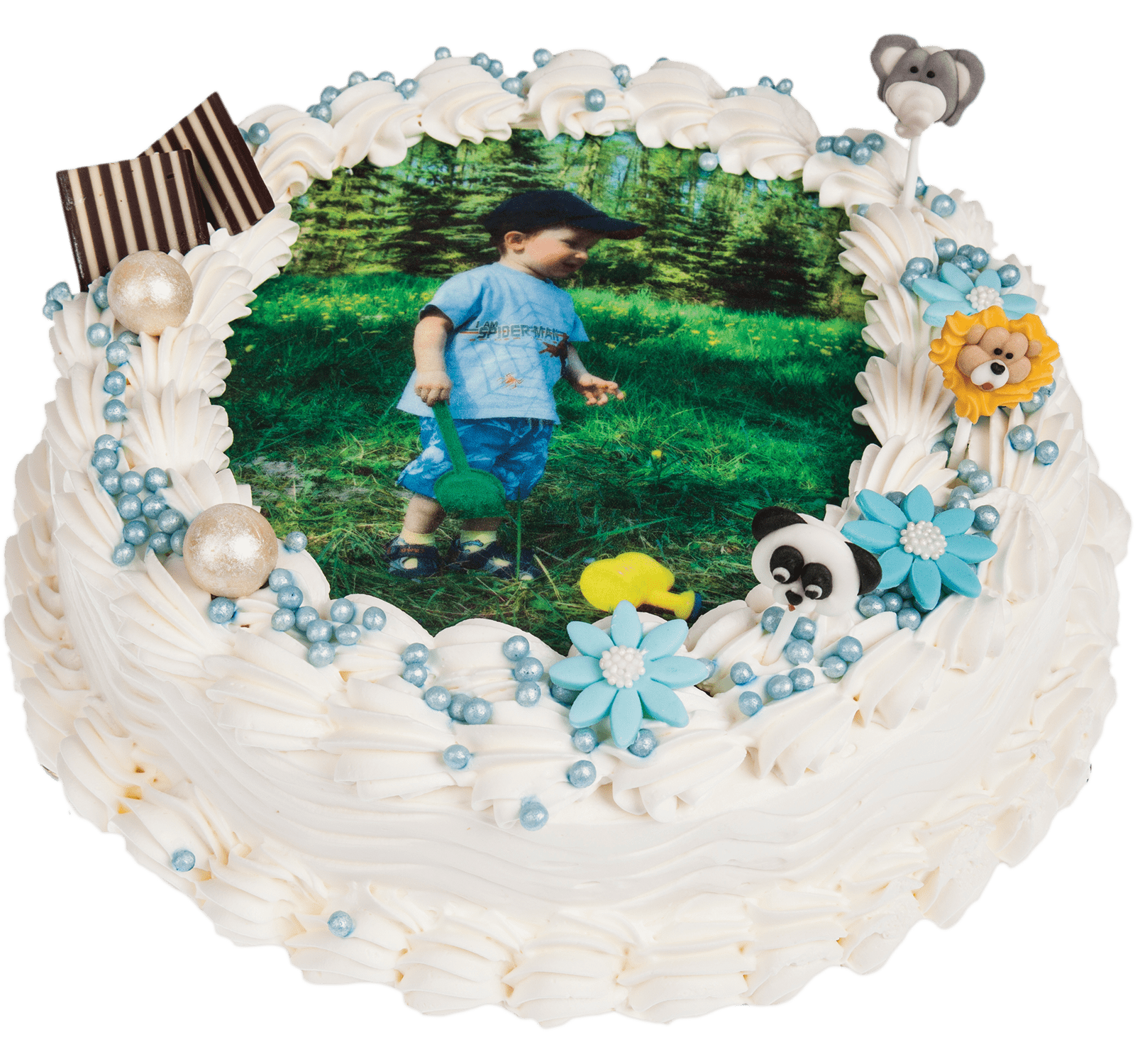 Torty z obrazkami - z ozdobami