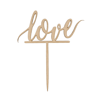 Topper "Love" z podkreśleniem