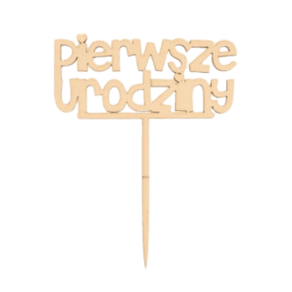 Topper "Pierwsze urodziny"