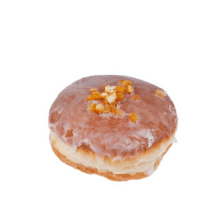 Pączek z nadzieniem o smaku różanym