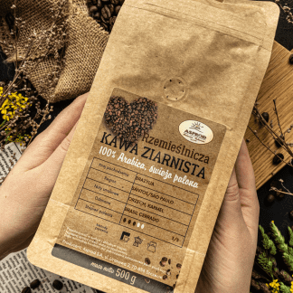 Kawa ziarnista - średnio palona 100% Arabica