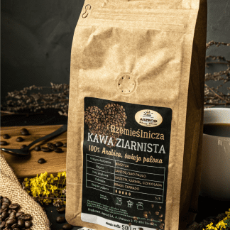 Kawa ziarnista - mocno palona 100% Arabica