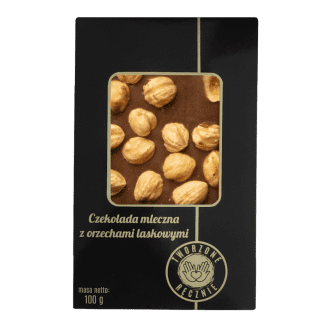 Czekolada mleczna z orzechami laskowymi