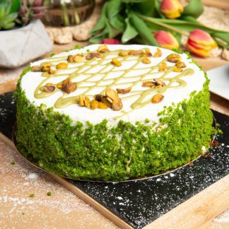 Tort o smaku pistacjowym