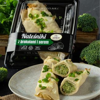 Naleśniki z brokułami i serem
