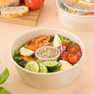 Sałatka z łososiem